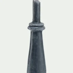 Bougie déco contemporaine H36cm - gris