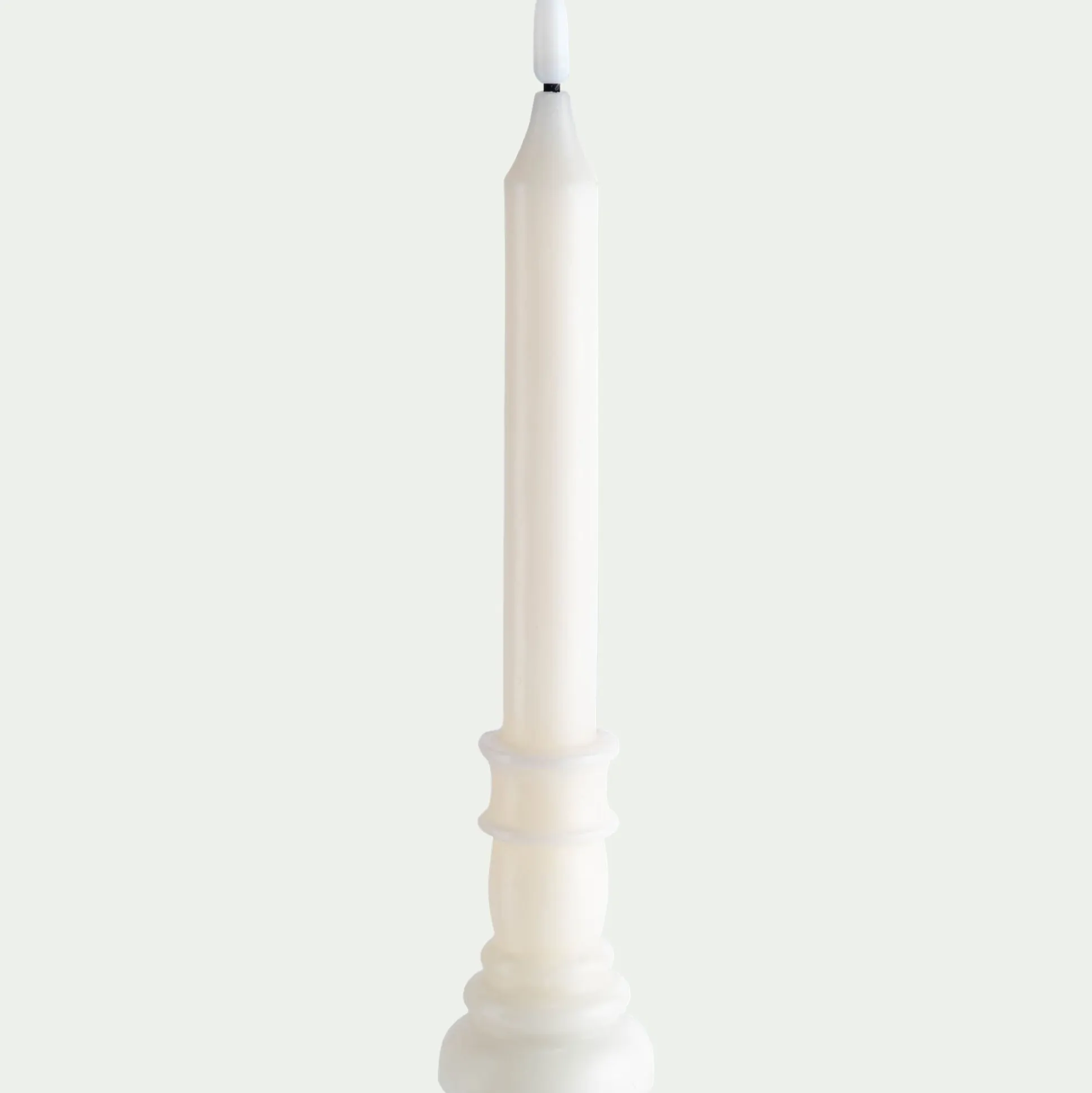 Bougie à LED D5xH27,4cm - beige