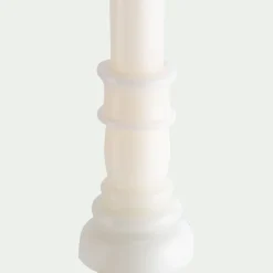 Bougie à LED D5xH27,4cm - beige