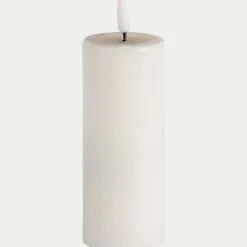Bougie à LED D5XH12,5cm - blanc