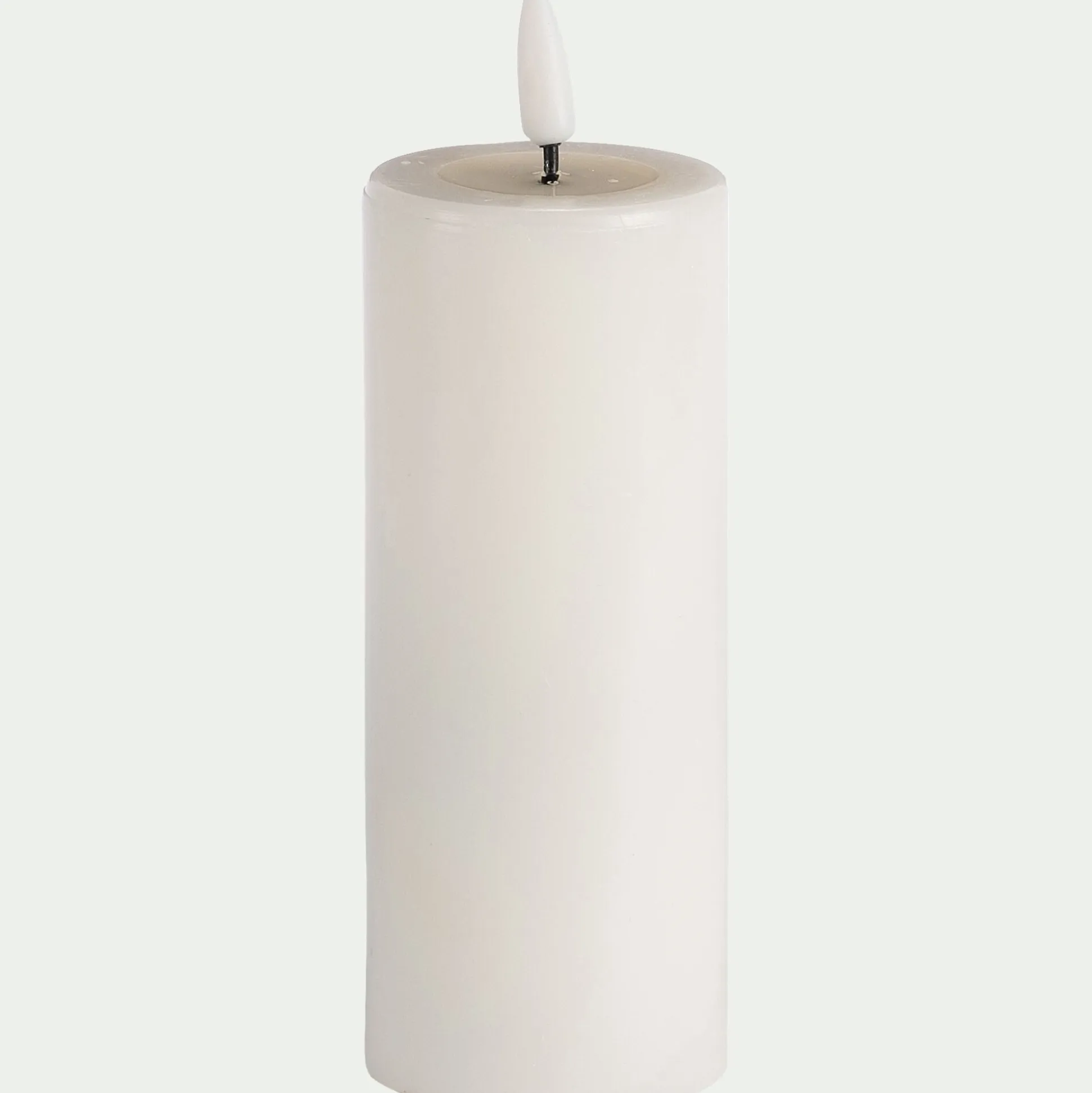 Bougie à LED D5XH12,5cm - blanc