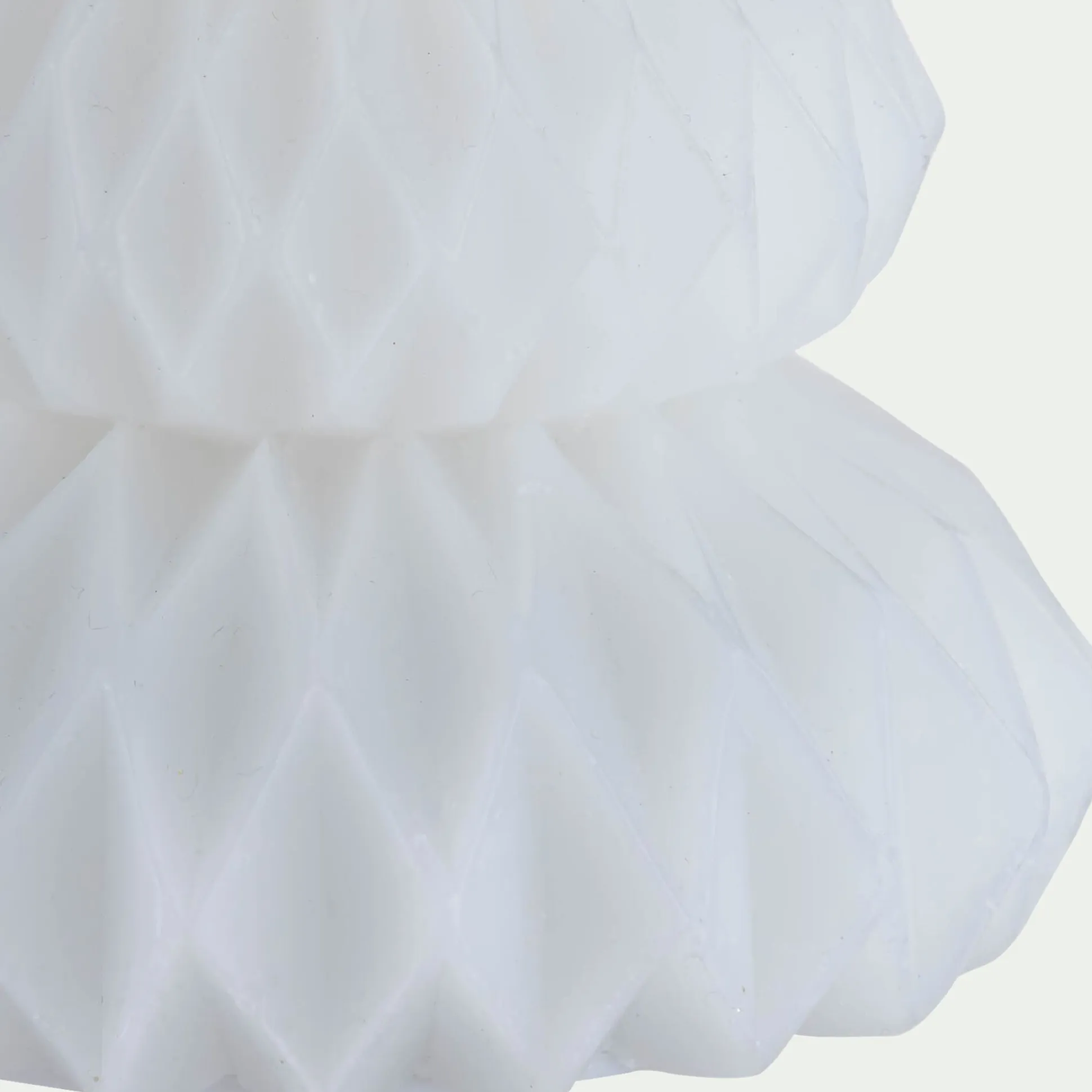 Bougie à LED forme sapin H13,5cm - blanc