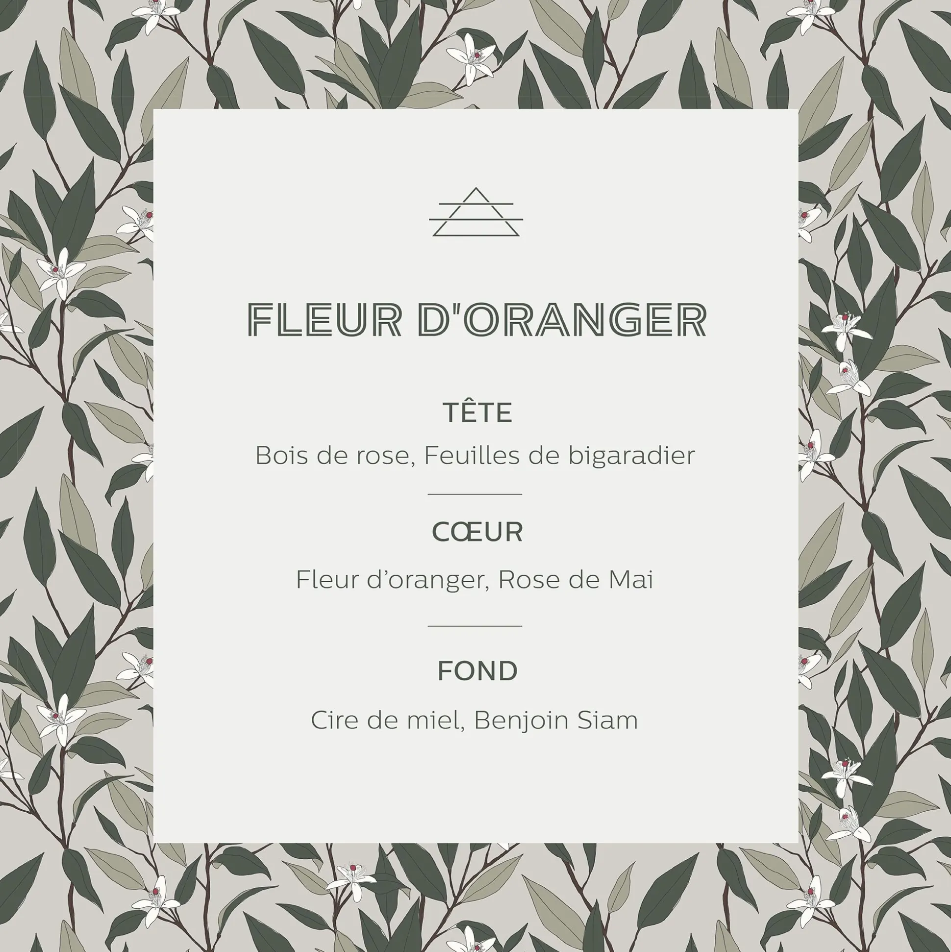Bougie parfumée senteur Fleur d'Oranger 160g