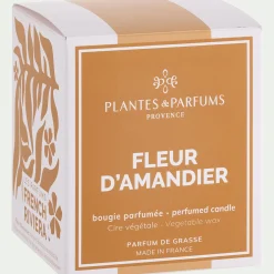 Bougie parfumée senteur fleur d'amandier 180g