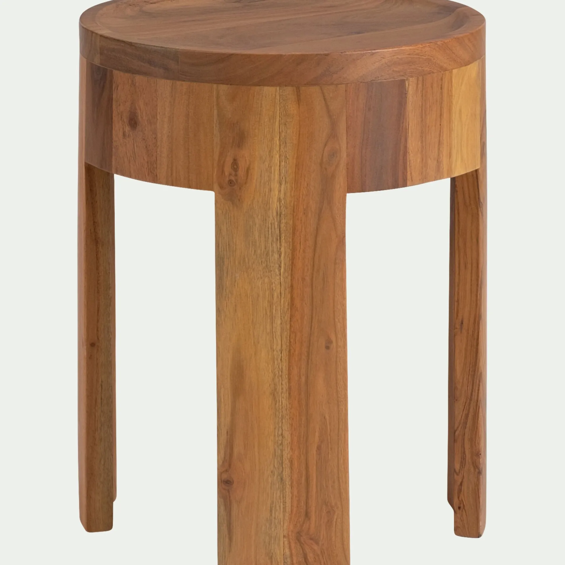 bout de canapé en acacia D35xH45cm - naturel