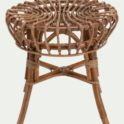 Bout de canapé en rotin D44xH41cm - naturel