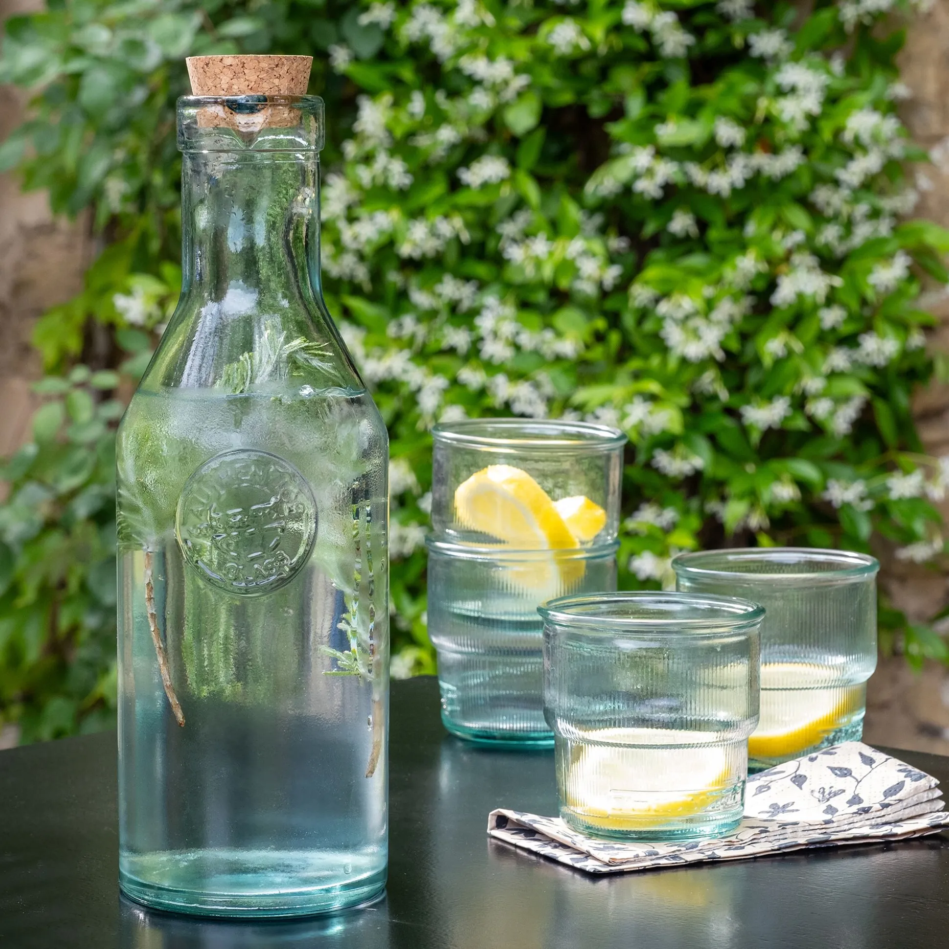 Bouteille en verre 1L - transparent