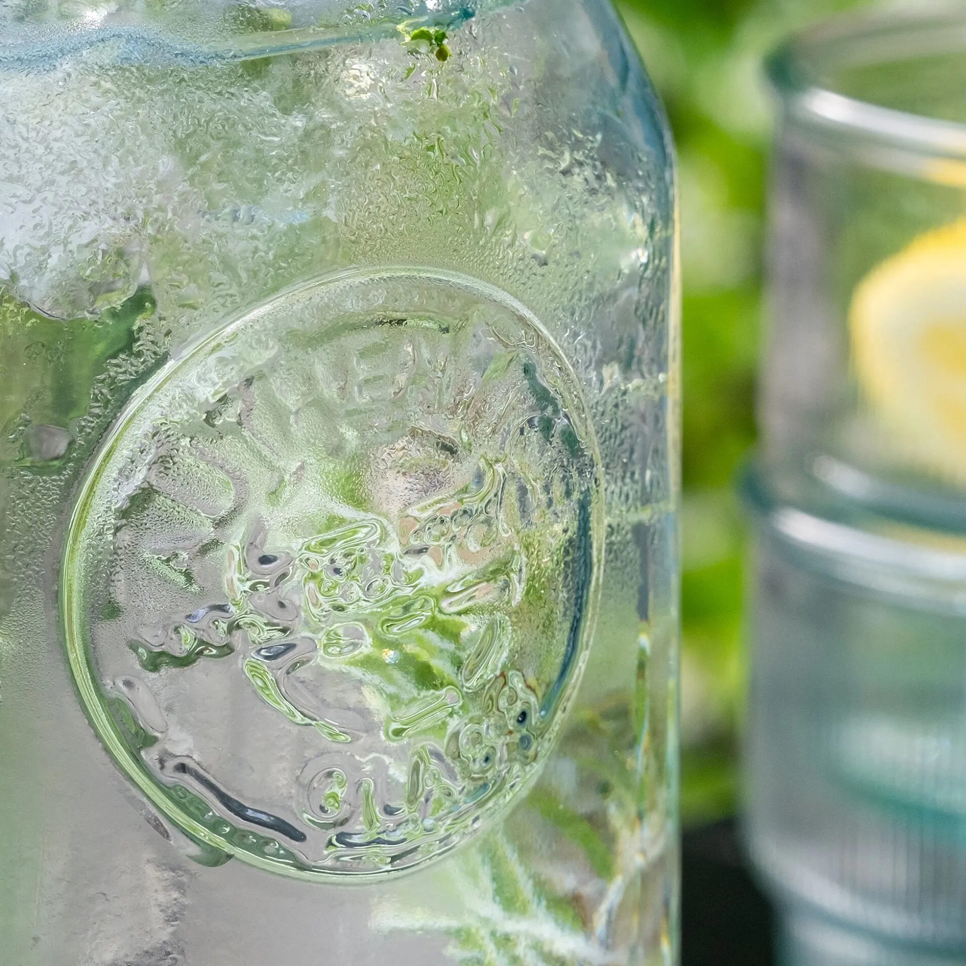 Bouteille en verre 1L - transparent