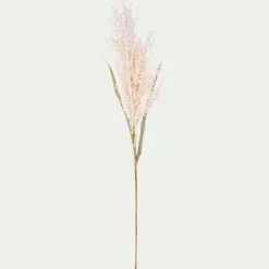 Branchage de Noël artificiel de pampa H114cm - blanc