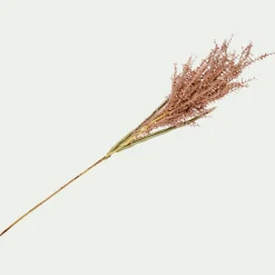 Branchage de Noël artificiel de pampa H114cm - rose