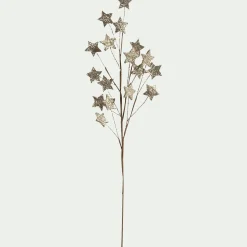 Branchage de Noël artificiel étoilé H70cm - doré