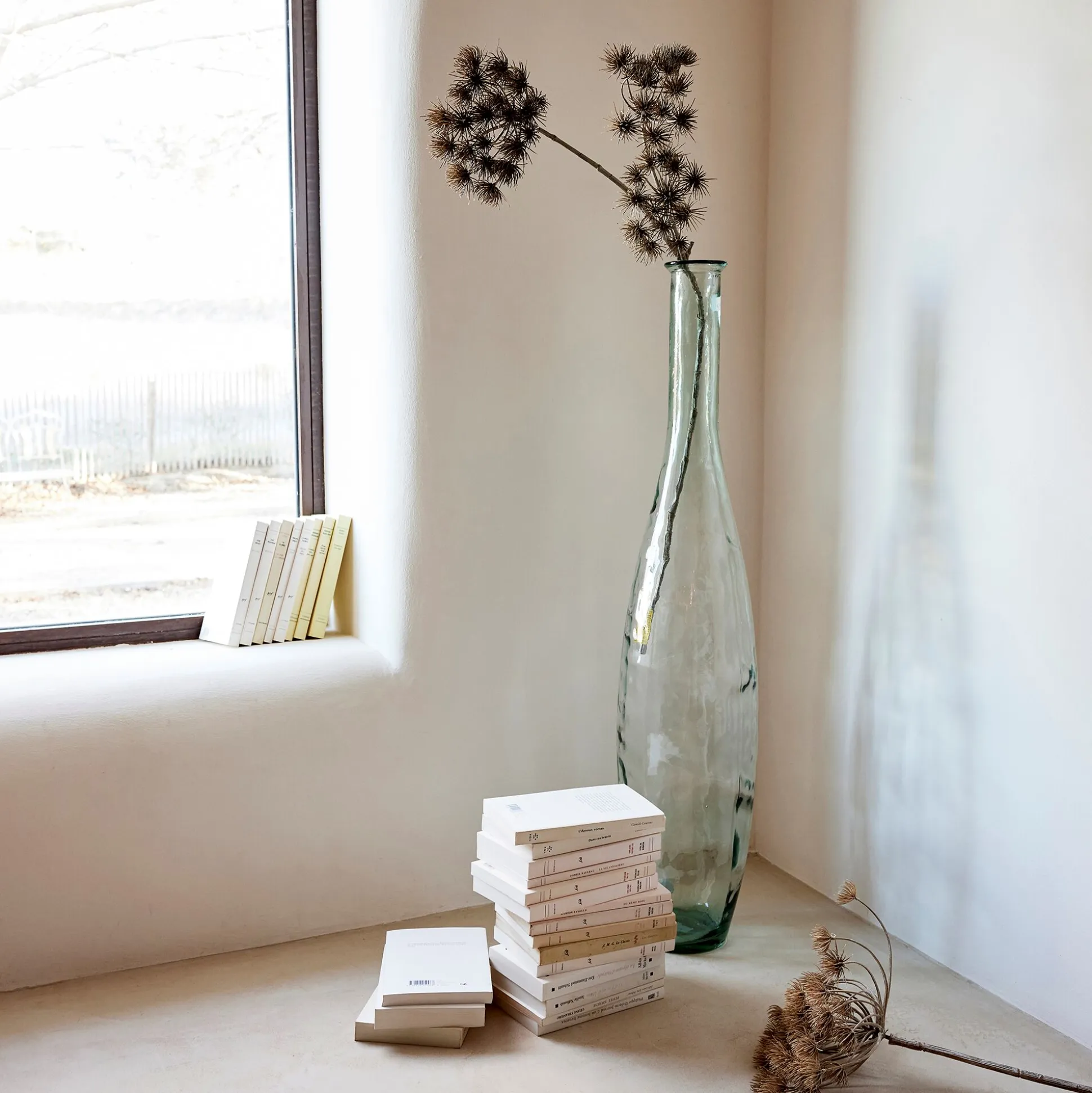 Branche d'Heracleum artificielle H109 - marron
