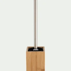 Brosse et porte-brosse wc en bambou - naturel