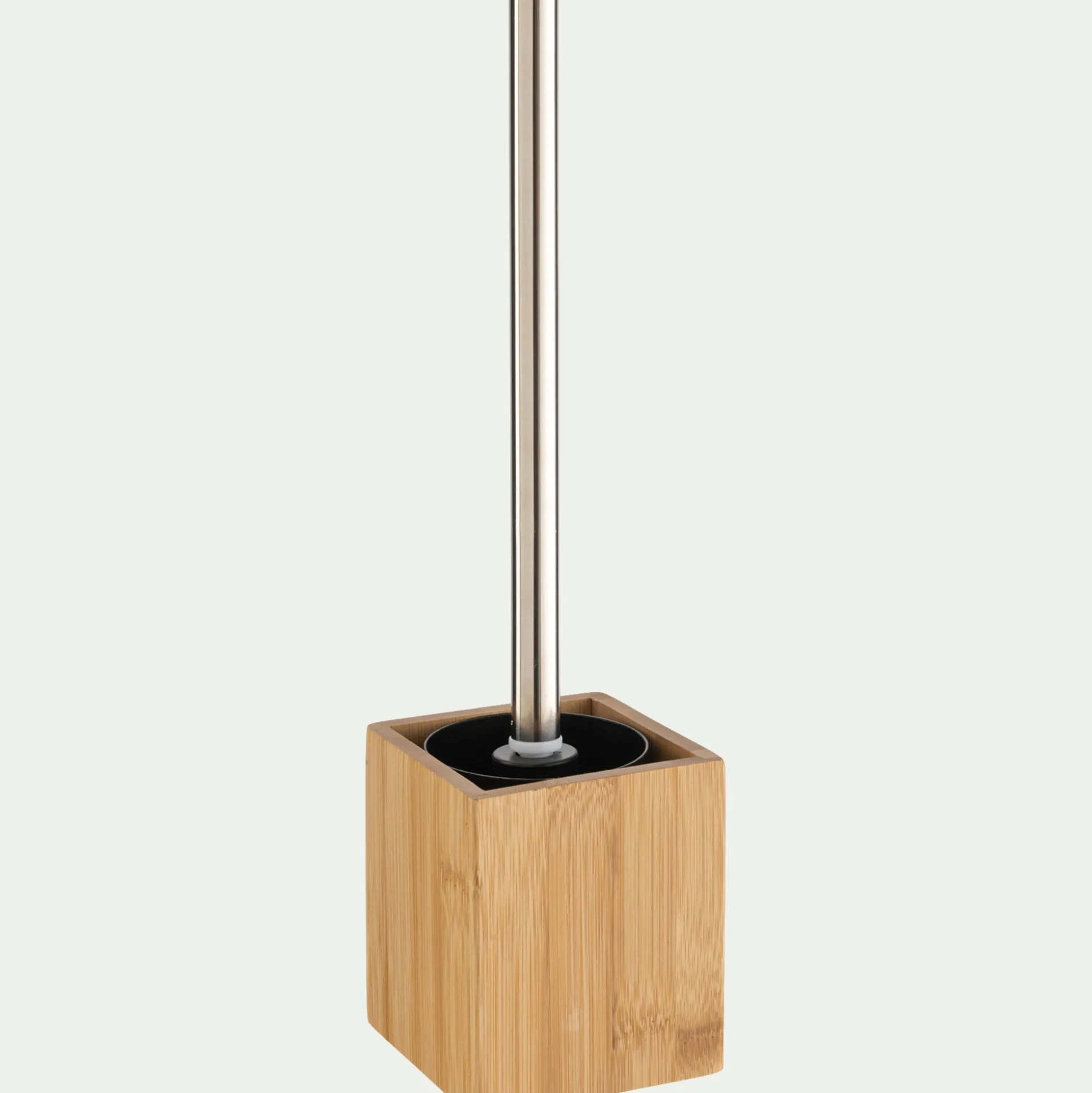 Brosse et porte-brosse wc en bambou - naturel