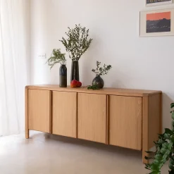 Buffet en chêne massif - bois clair