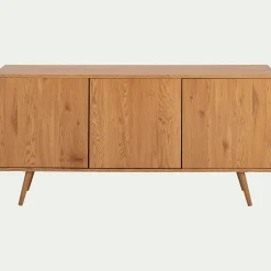 Buffet 3 portes effet bois - bois clair