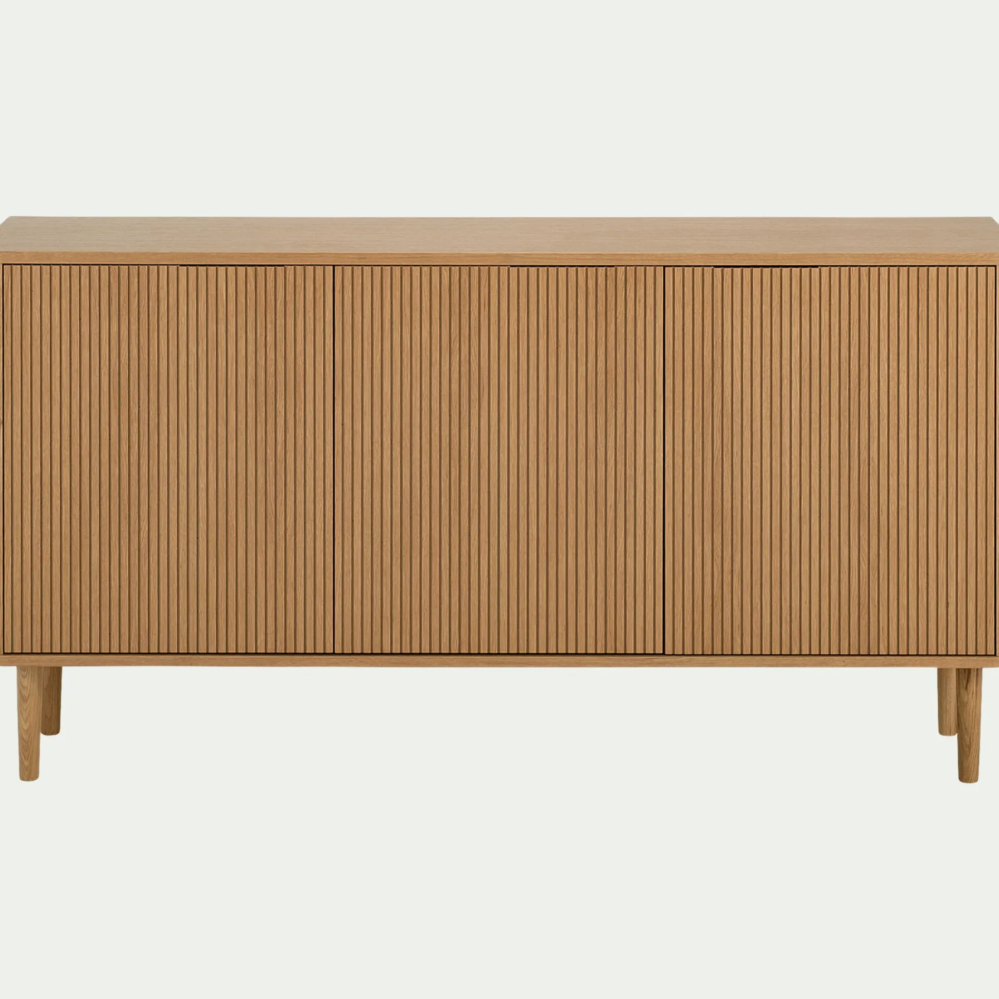 Buffet 3 portes en chêne - bois clair