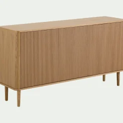 Buffet 3 portes en chêne - bois clair