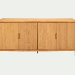 Buffet 4 portes en chêne massif - bois clair