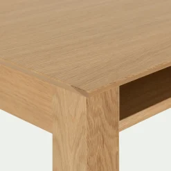 Bureau avec tiroir en bois L140cm - bois clair