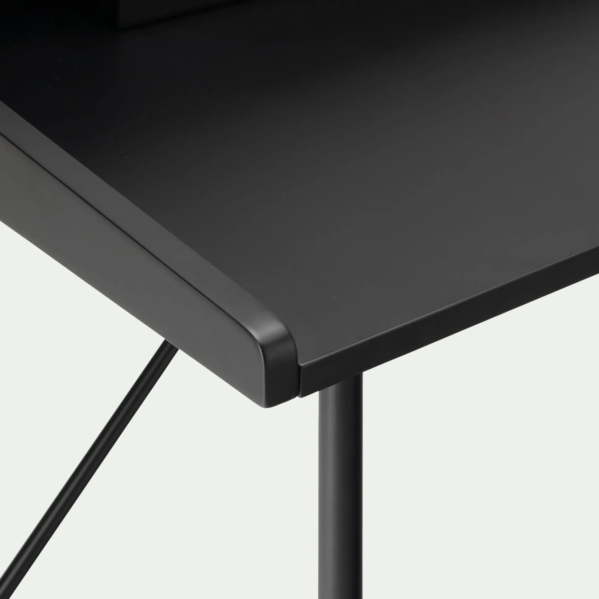 Bureau en bois L120cm - noir
