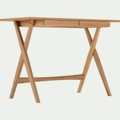 Bureau en chêne L110cm - bois clair