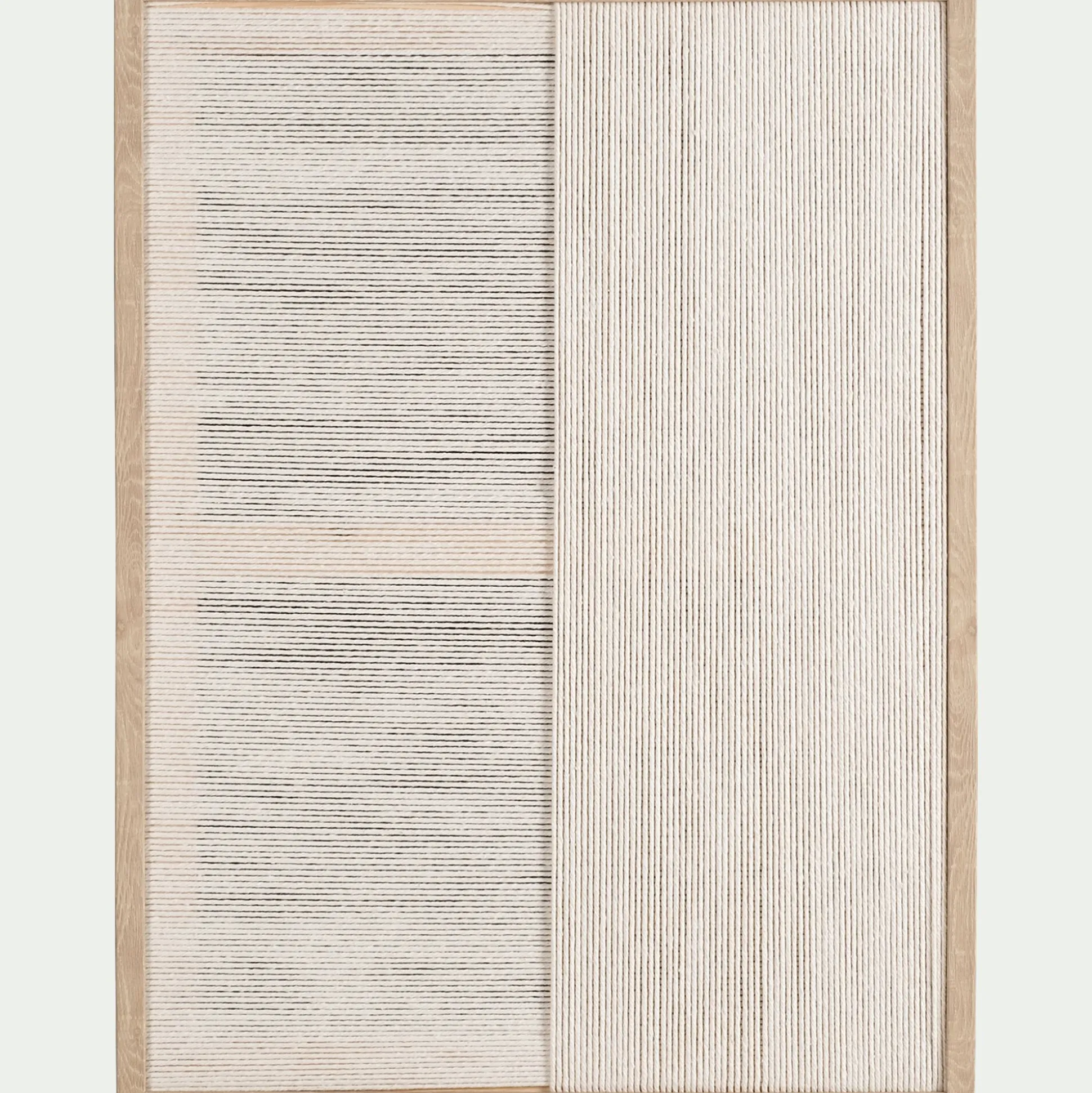 Cadre décoratif en corde 45x60cm - beige
