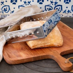 Cadre à opéra réglable en inox L16cm à L28cm - argenté