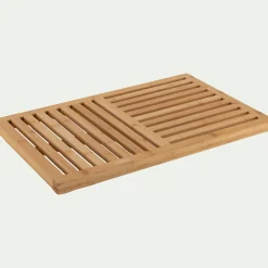 Caillebotis de douche en bambou 56x36cm - naturel