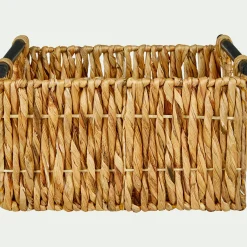 Caisse en jonc de mer tressé H21xL36cm - naturel
