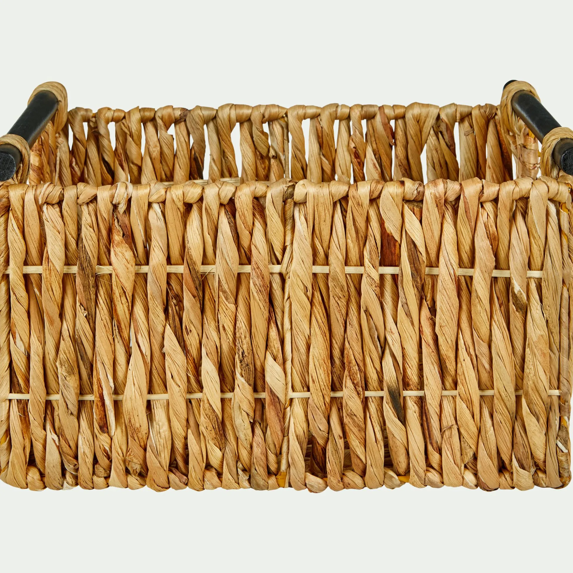 Caisse en jonc de mer tressé H21xL36cm - naturel