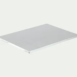 Cake drum rectangulaire 30x40cm - argenté métallisé
