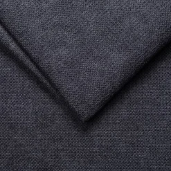 Canapé d'angle droit fixe en tissu Crown - bleu calabrun