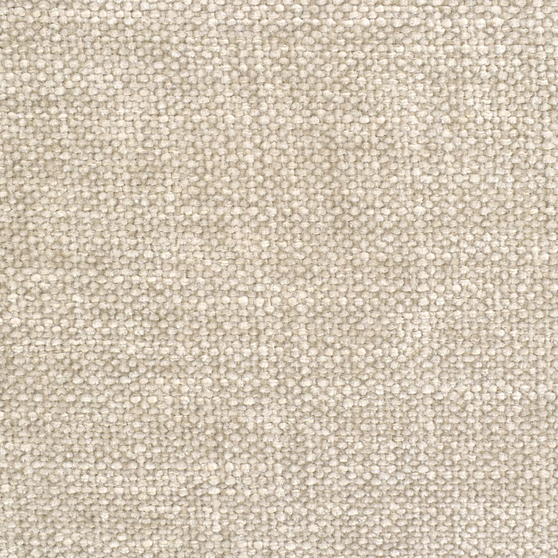 Canapé d'angle droit fixe en tissu Nature - blanc écru