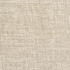 Canapé d'angle gauche convertible en tissu doux tramé - blanc écru