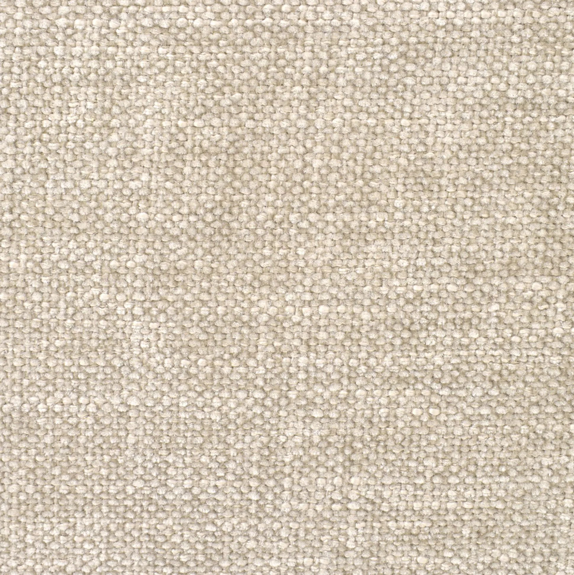 Canapé d'angle gauche fixe en tissu Nature - blanc écru