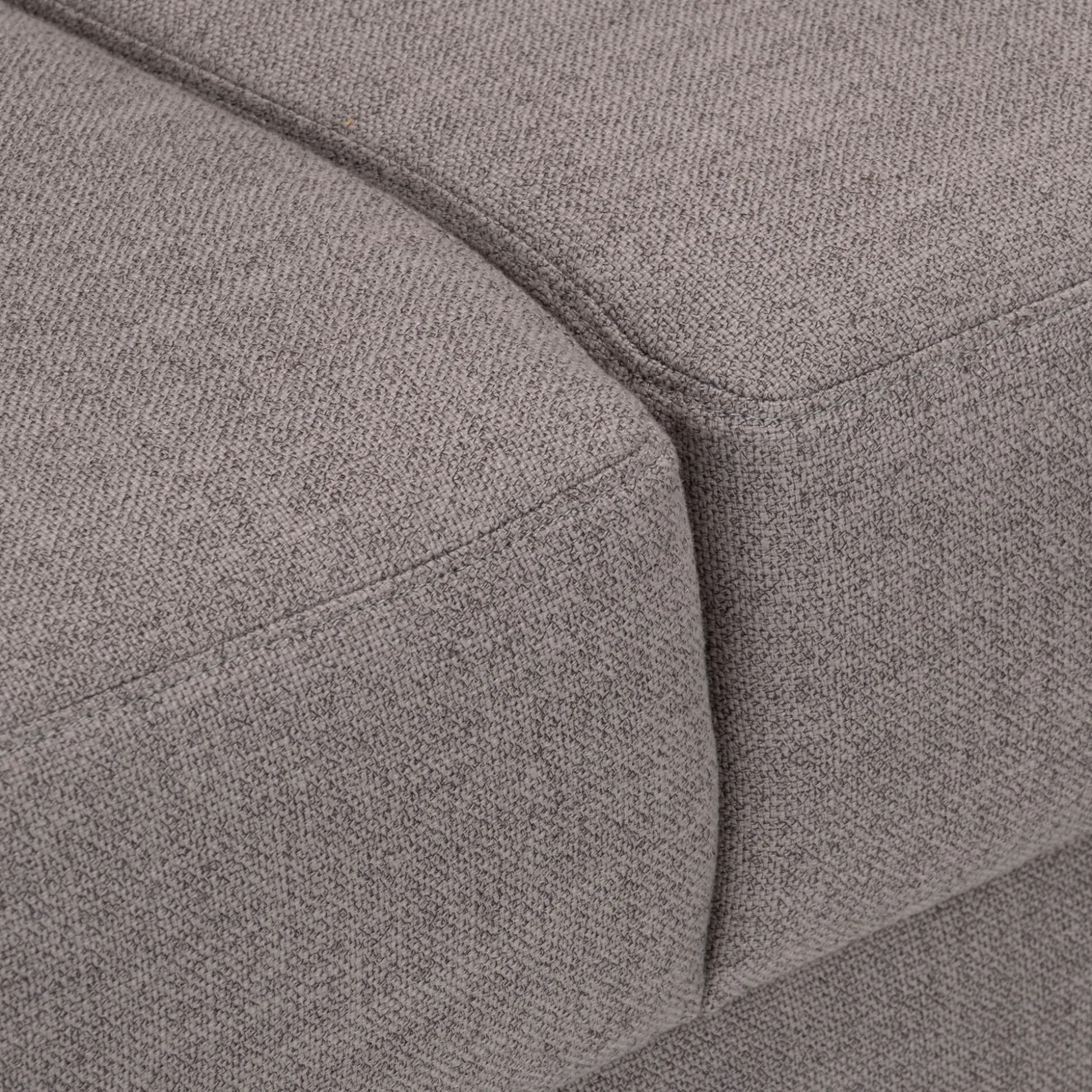 Canapé d'angle réversible convertible en tissu - gris borie