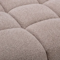 Canapé modulable avec chauffeuse - beige