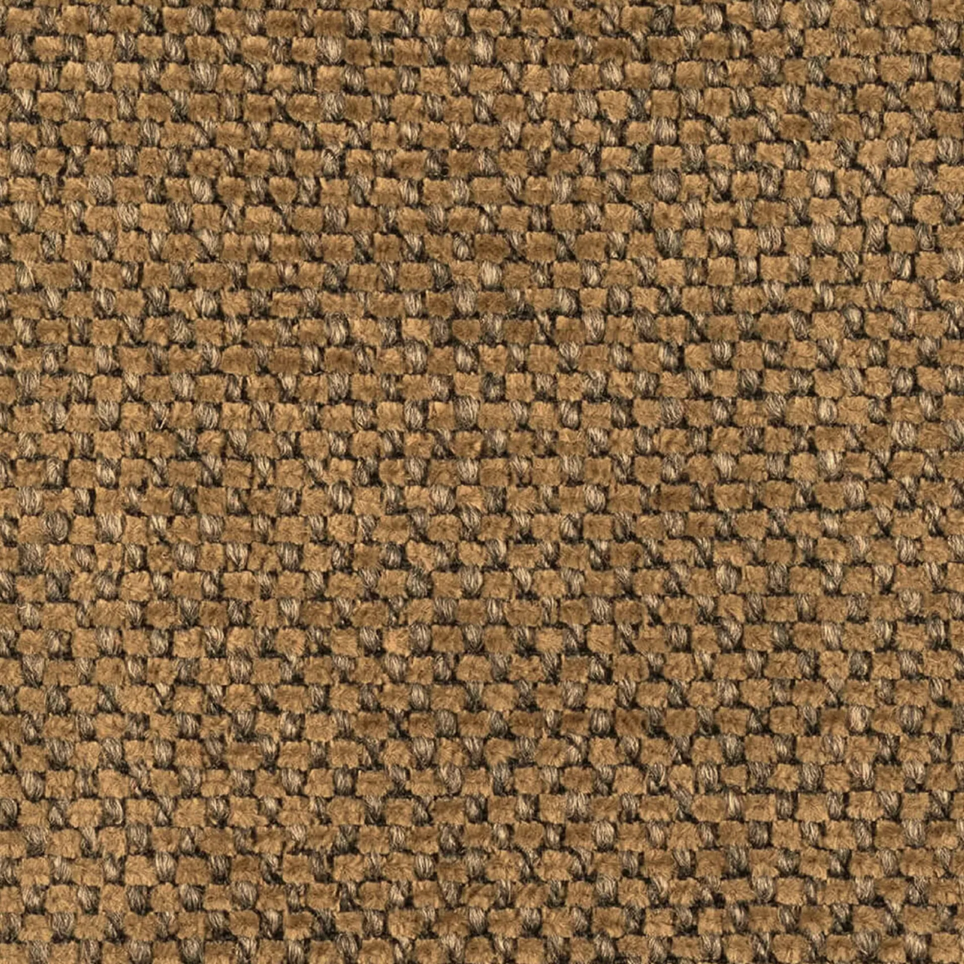Canapé 3 places convertible en tissu tramé - bronze