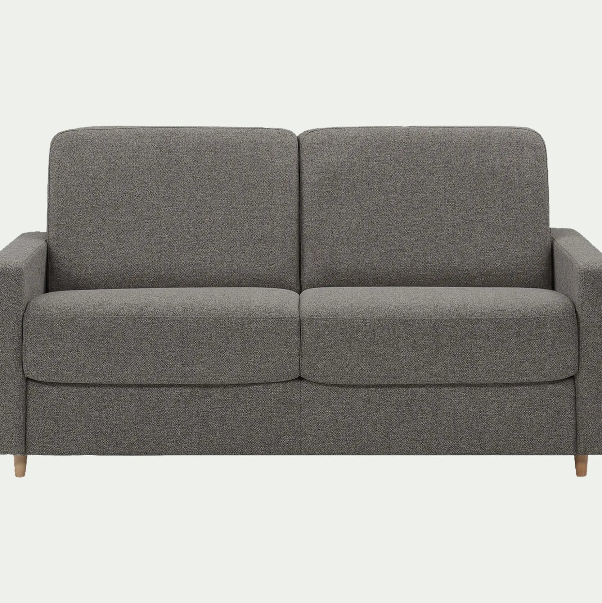 Canapé 3 places convertible en tissu matelas densité 25kg/m3 - gris anthracite