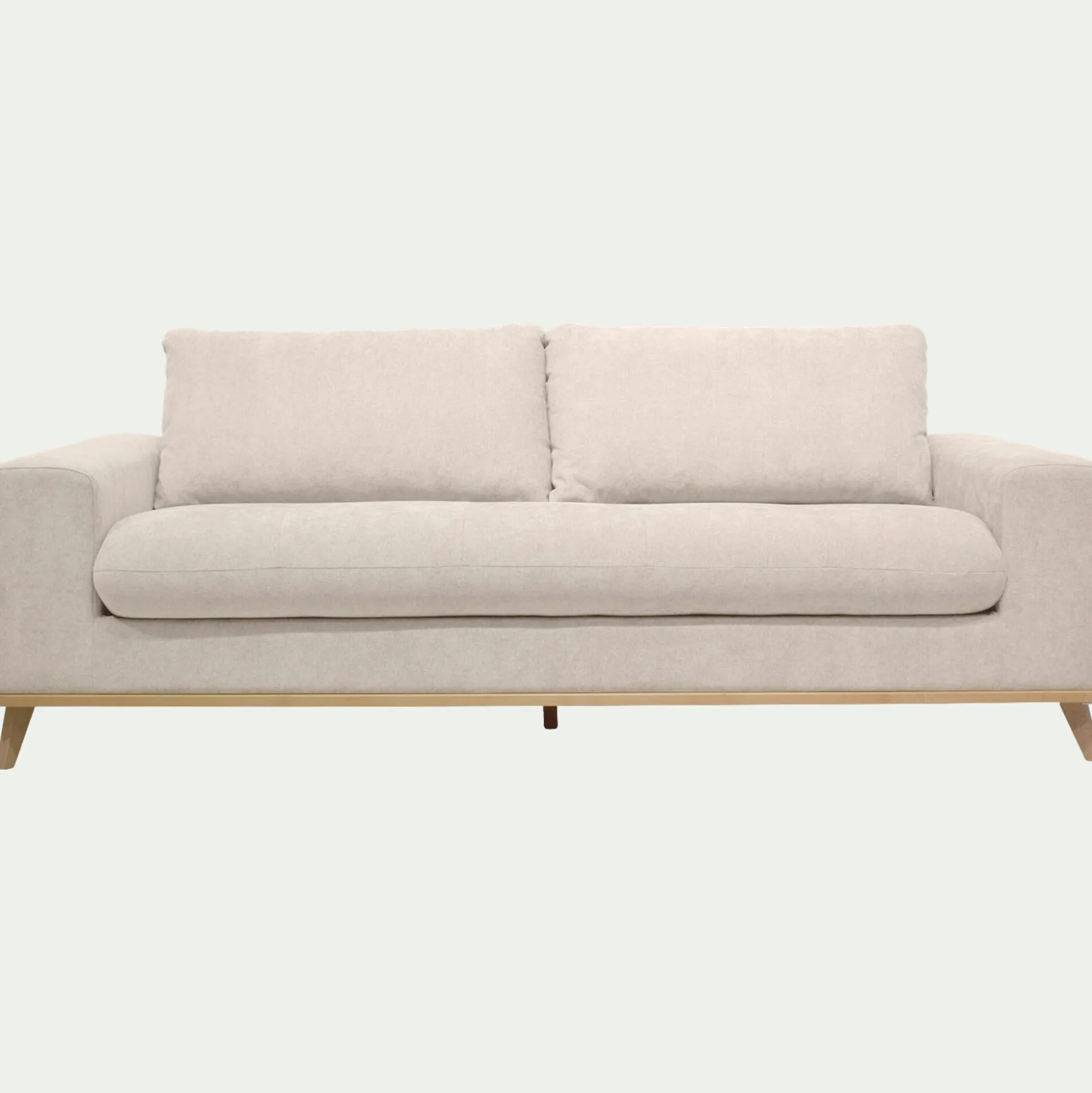 Canapé 4 places convertible en tissu Storm - beige roucas