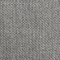 Canapé 4 places convertible en tissu tramé piétement noir - gris ardoise