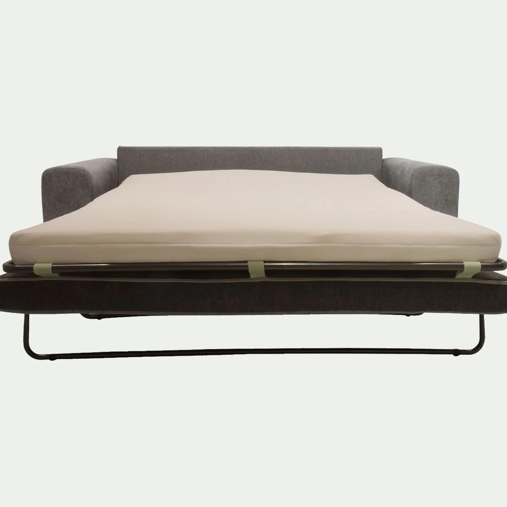 Canapé 3 places convertible en tissu Storm - gris moyen