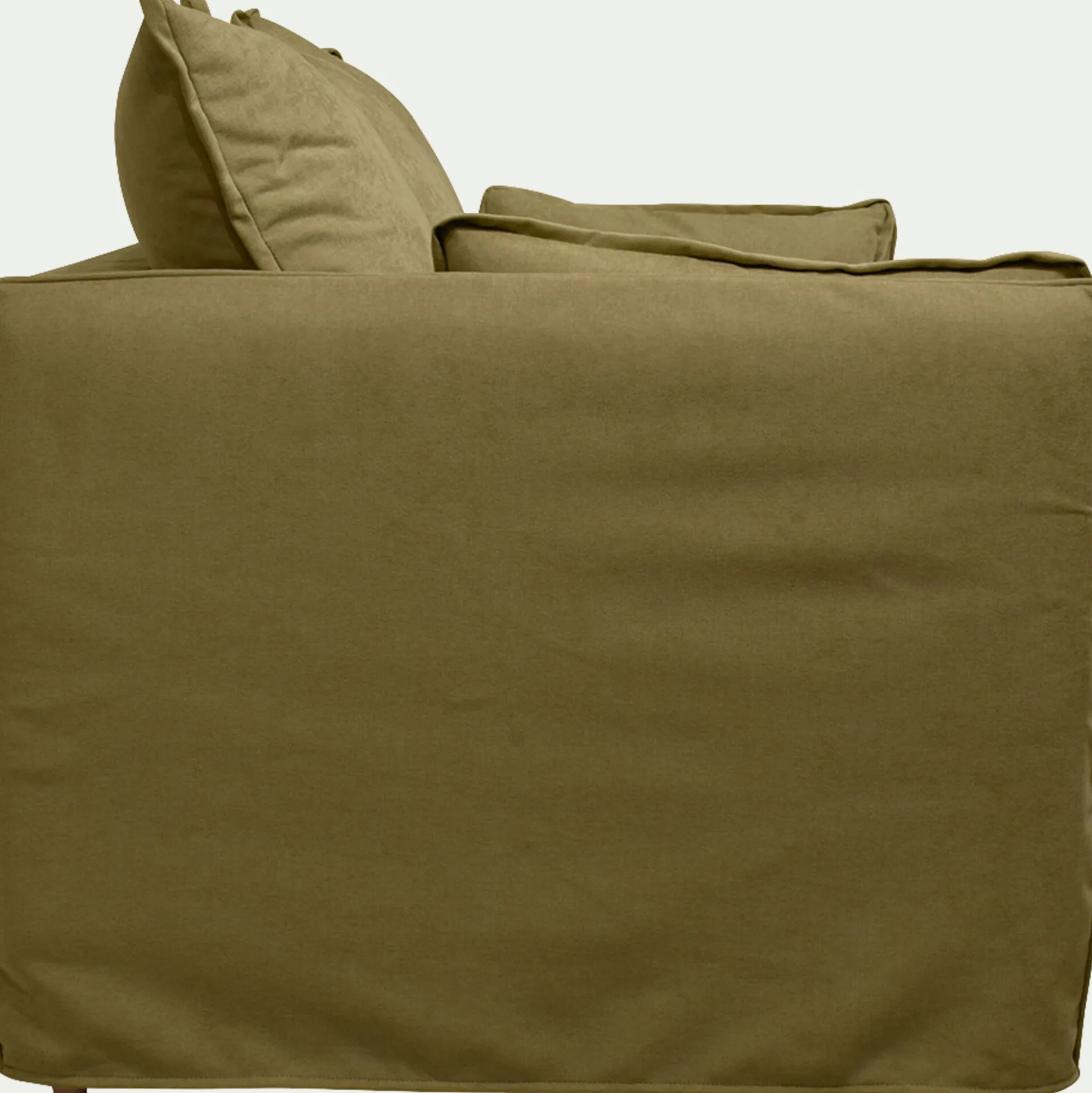 Canapé 4 places convertible en tissu wind - bronze
