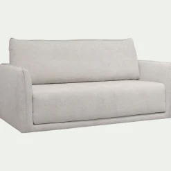 Canapé 3 places convertible en tissu Eden - beige alpilles