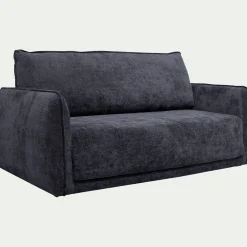 Canapé 3 places convertible en tissu Eden - bleu marine