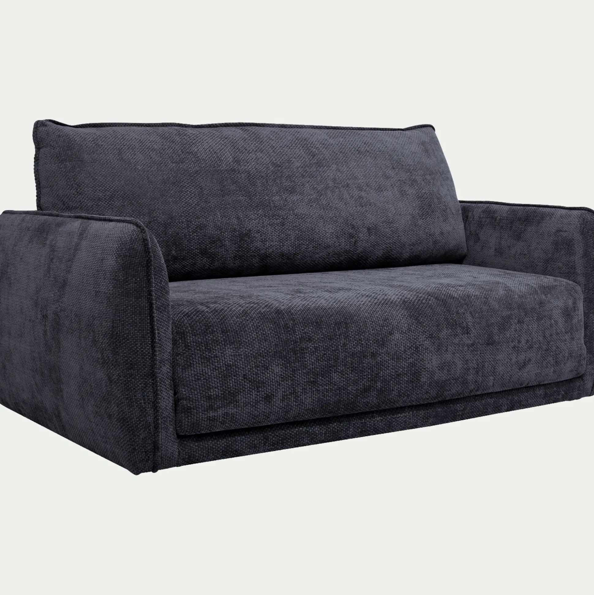 Canapé 3 places convertible en tissu Eden - bleu marine