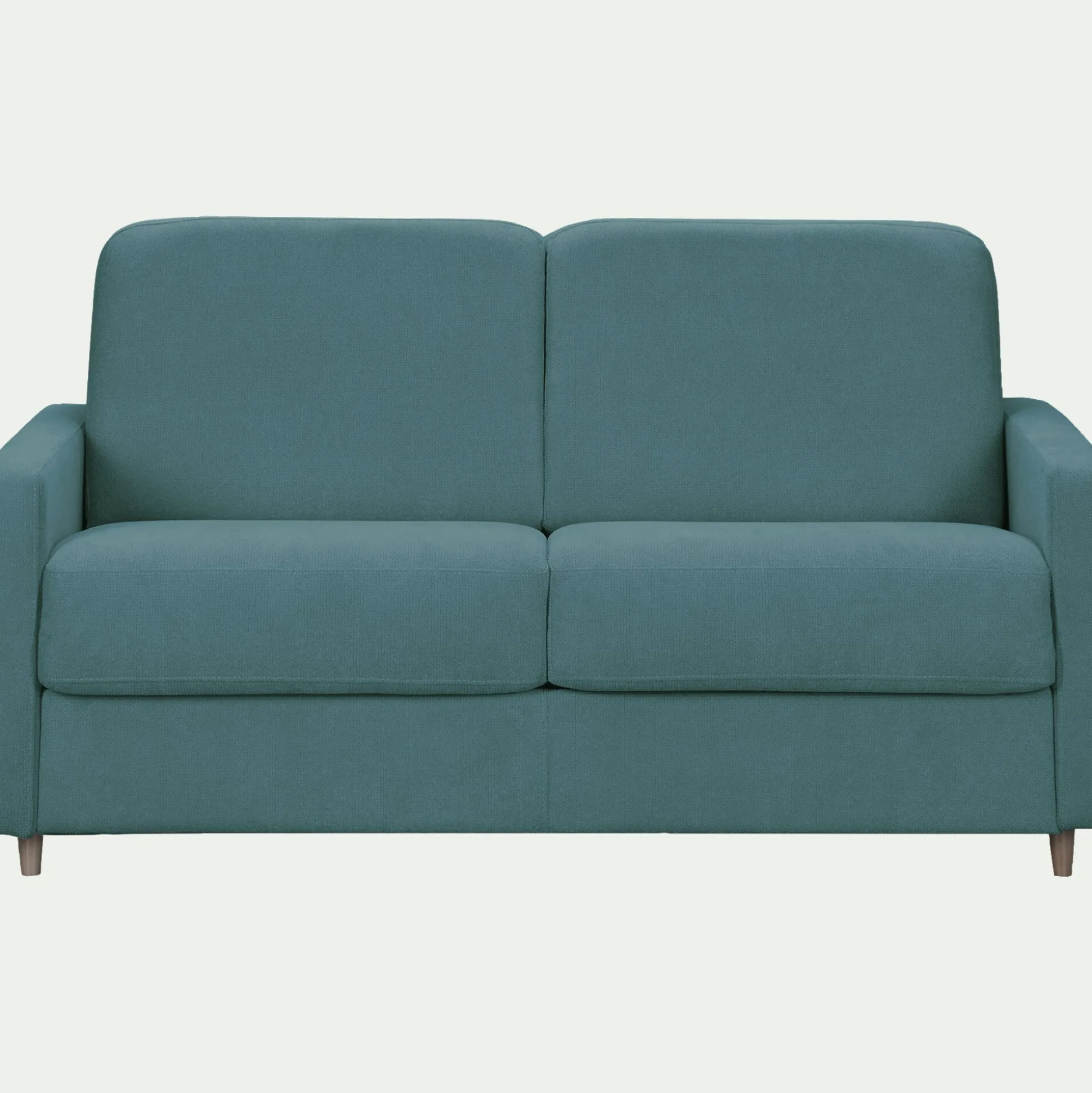 Canapé 3 places convertible en tissu Stella densité 25kg/m3 - bleu