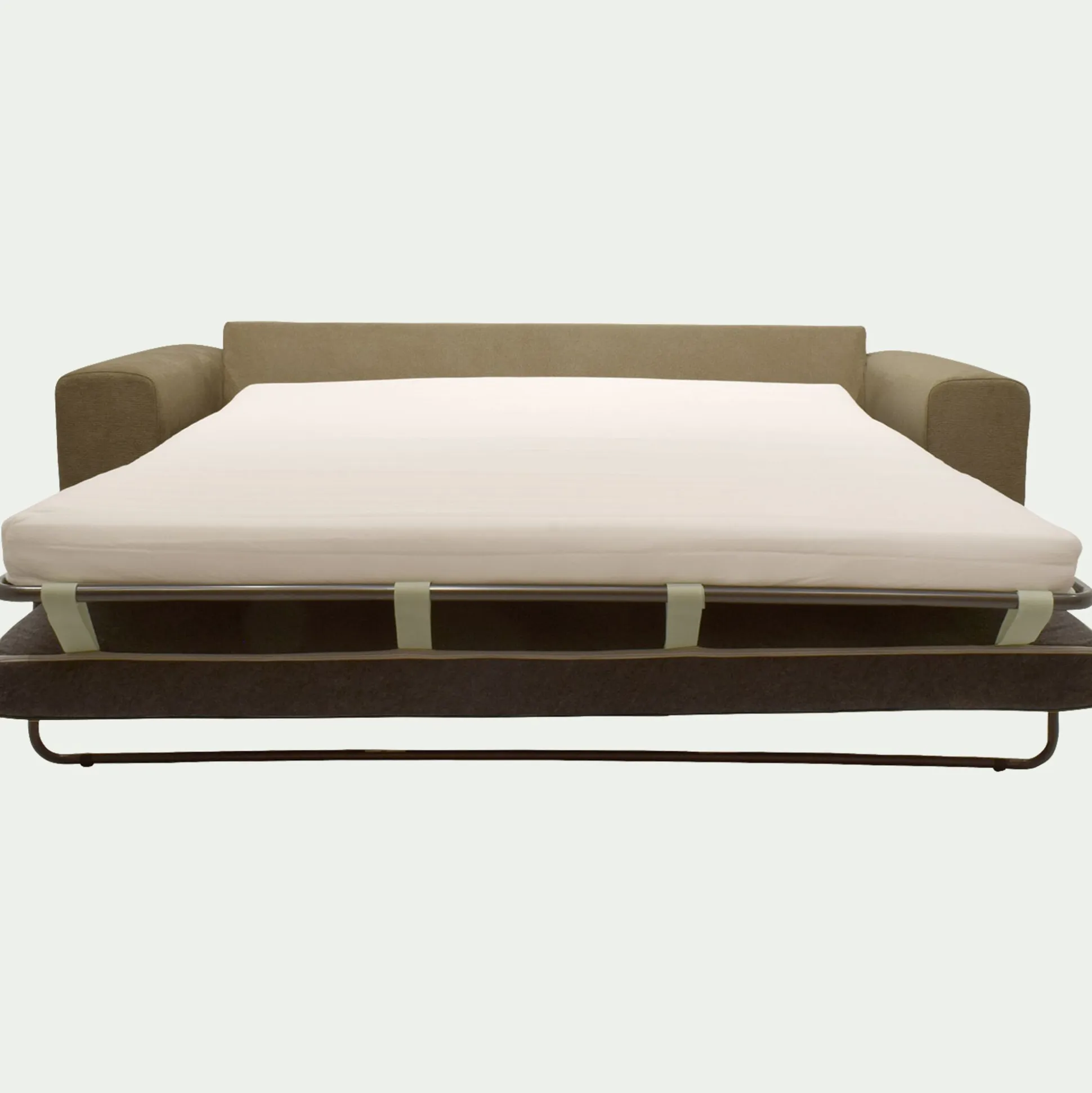 Canapé 4 places convertible en tissu Crown - vert cèdre