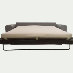 Canapé 4 places convertible en tissu Storm - gris moyen